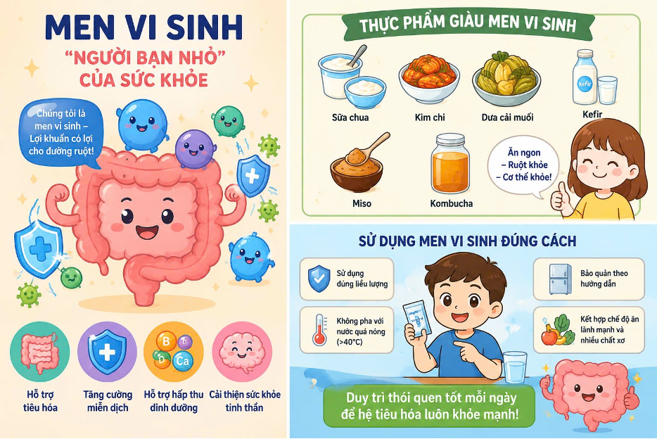 MEN VI SINH VÀ TẦM QUAN TRỌNG